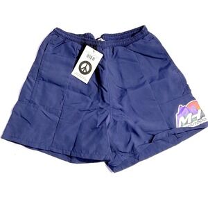 Madhappy Outdoors Nylon Shell Shorts - Size Small - Midnight Navy - NEW